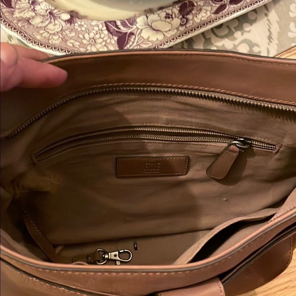 Leather Shoulder Bag in Mauve Brown - Unbranded - Picture 2 of 3